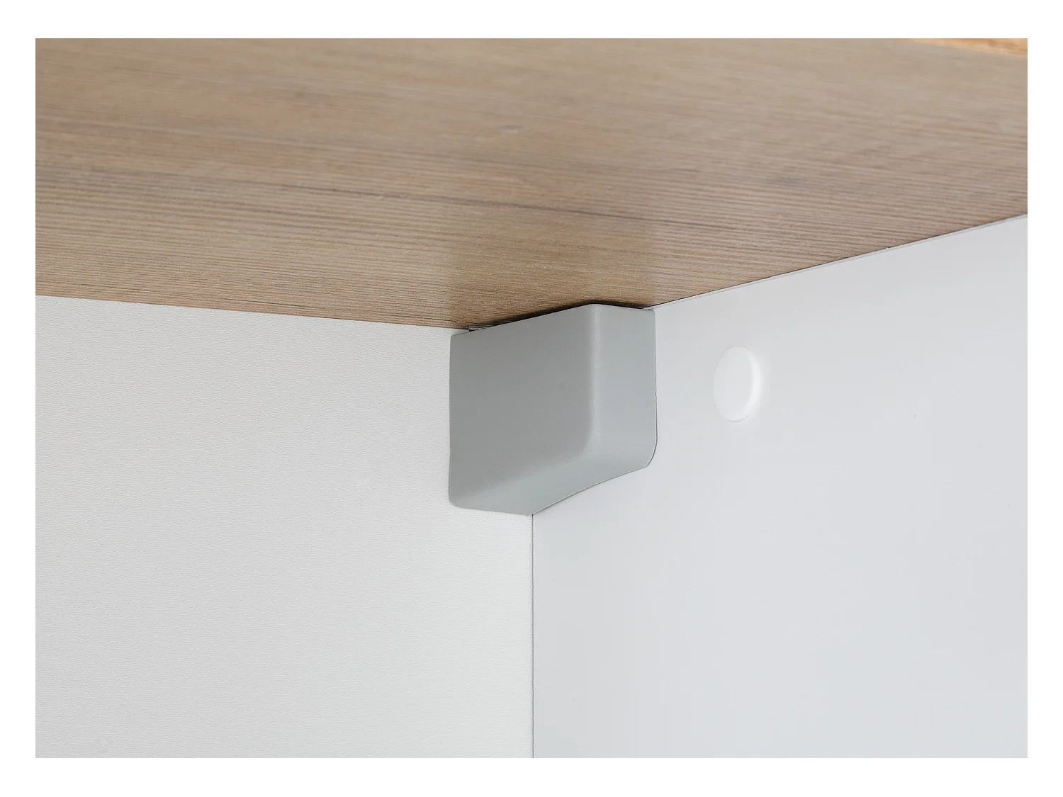 Ensemble de meubles de salle de bain blanc 60 cm Armoire avec lavabo Support pour balai à franges Spek