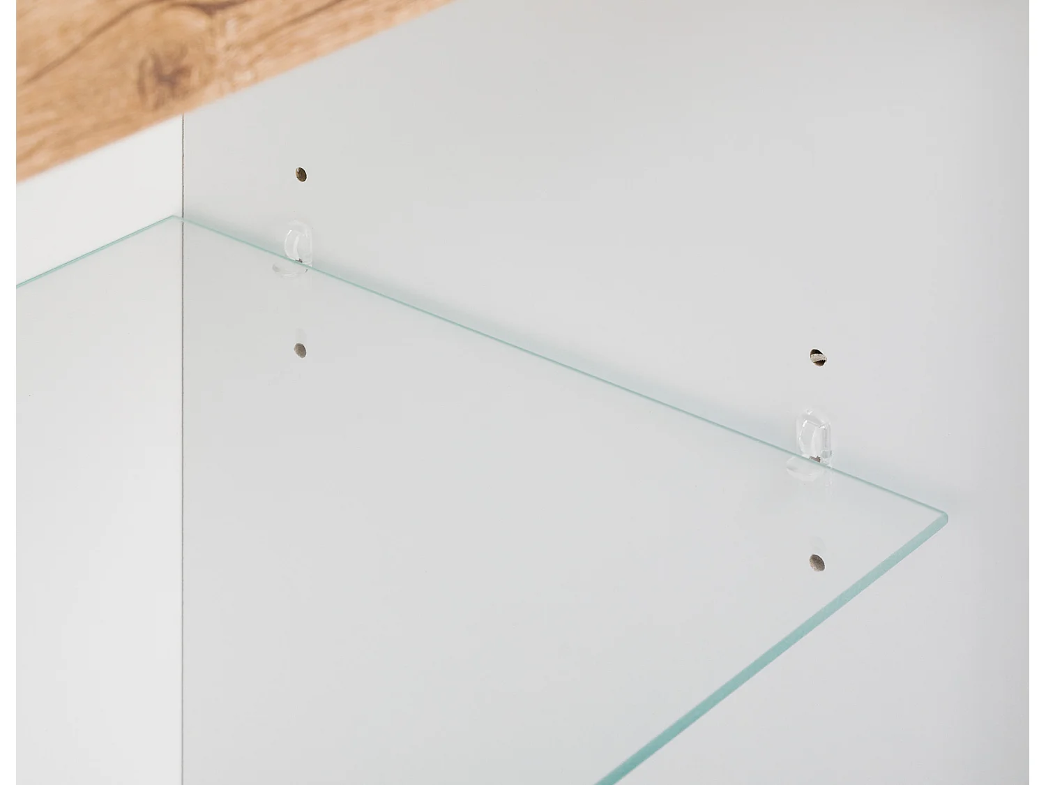 Wit badkamermeubelset 60 cm Kast met wastafel Mopstandaard Spek