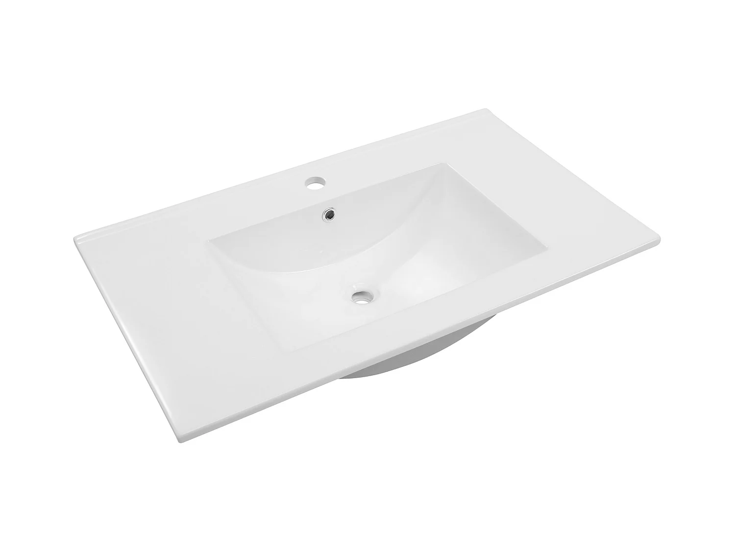 Ensemble de meubles de salle de bain blanc 80 cm Meuble avec lavabo Colonne Meuble avec miroir Spek