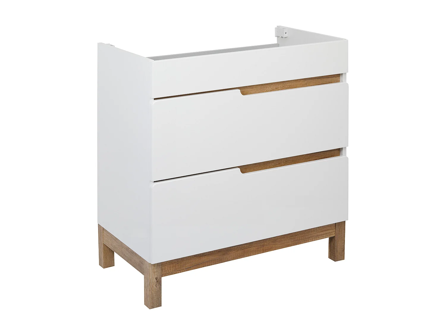 Ensemble de meubles de salle de bain blanc 80 cm Meuble avec lavabo Colonne Spek