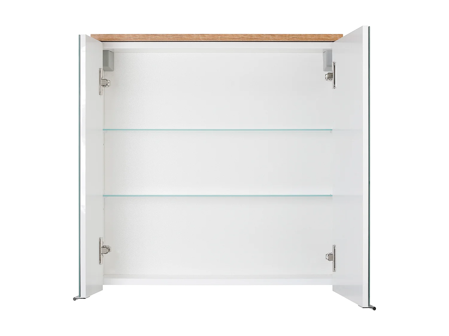 Armoire de salle de bain avec miroir 60 cm, 2 portes, blanche Spek