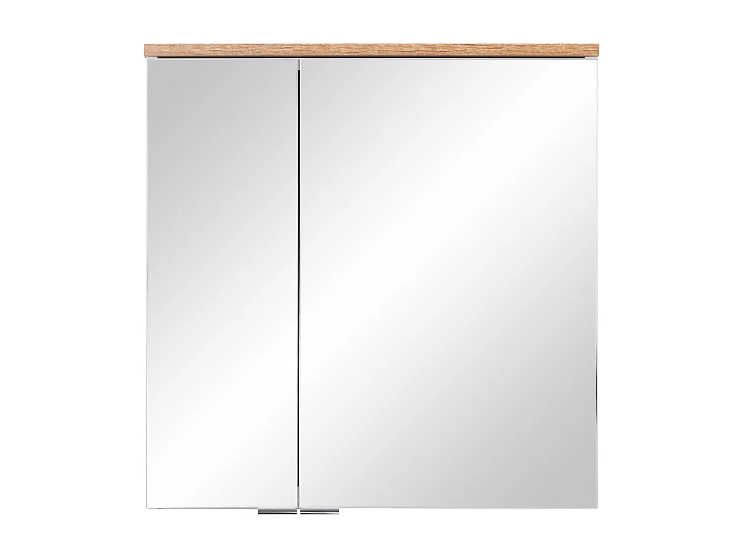 Armoire de salle de bain avec miroir 60 cm, 2 portes, blanche Spek