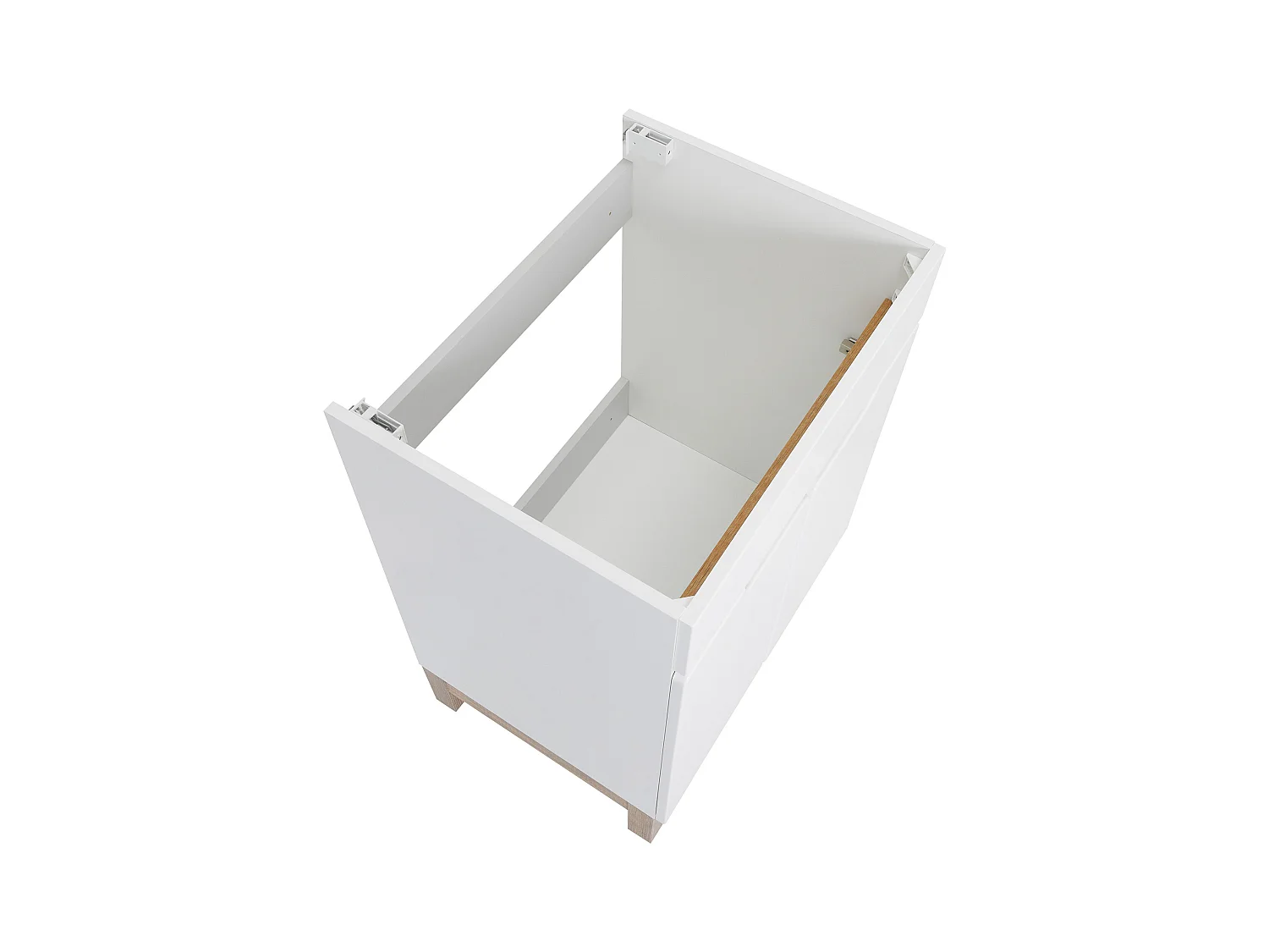 Szafka Łazienkowa pod Umywalkę 60cm 2 Drzwi Biała Spek