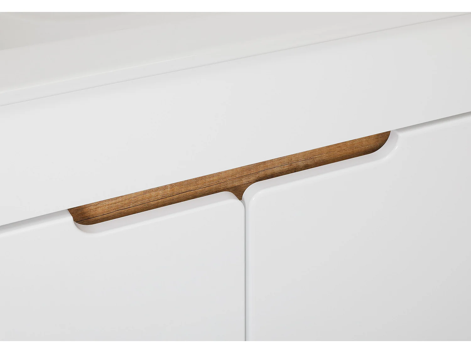 Badkamermeubel onder wastafel 60 cm 2 deuren wit Spek