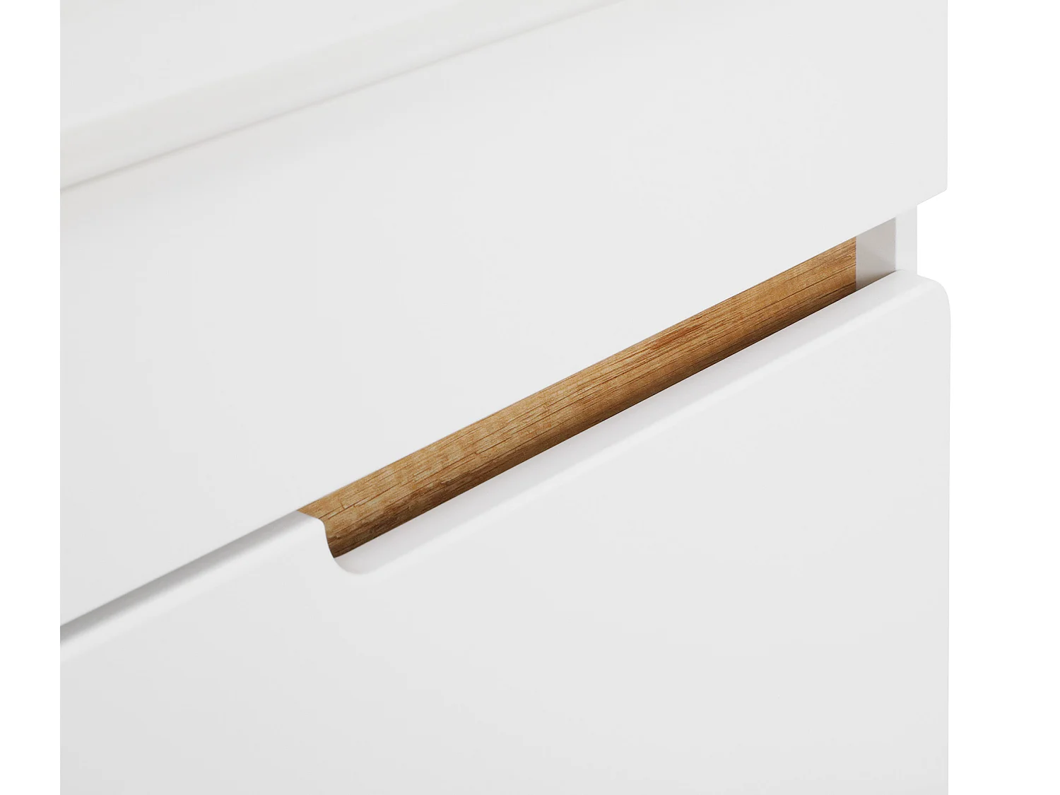 Badkamermeubel onder wastafel 60 cm 2 lades Wit Spek