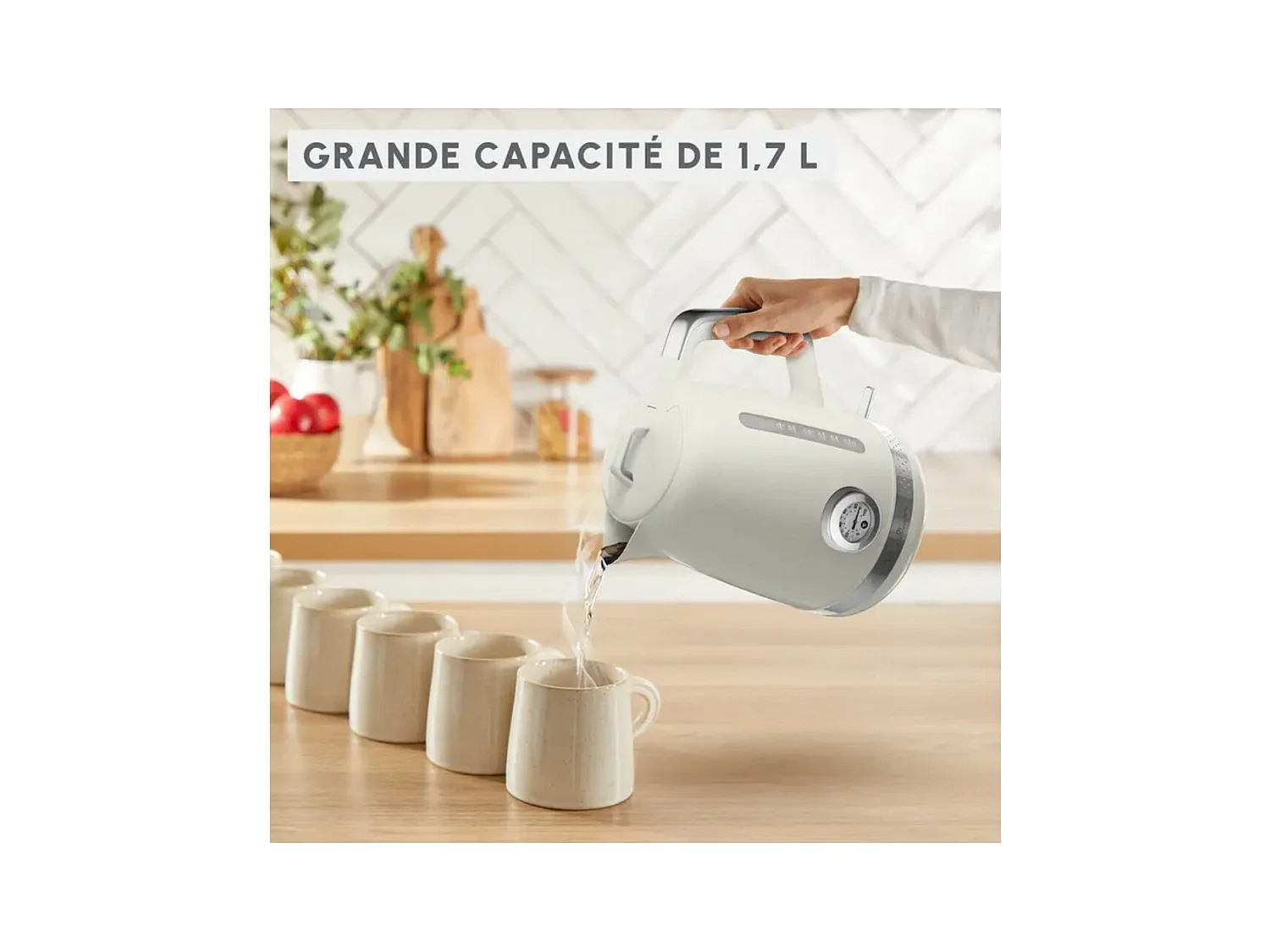 Moulinex Bouilloire électrique 1.7l 2400w rise - BY355EA0