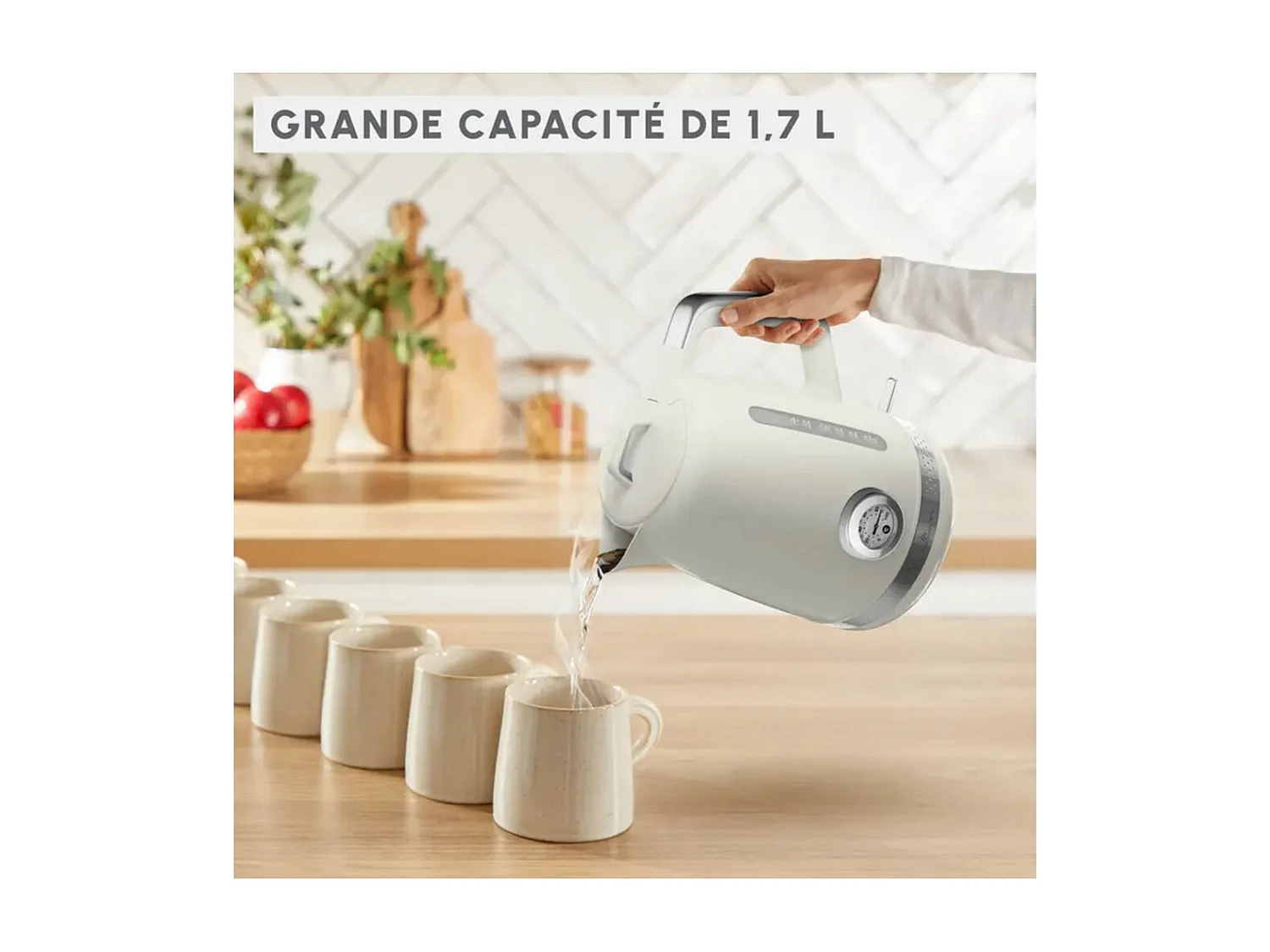 Moulinex Bouilloire électrique 1.7l 2400w rise - BY355EA0