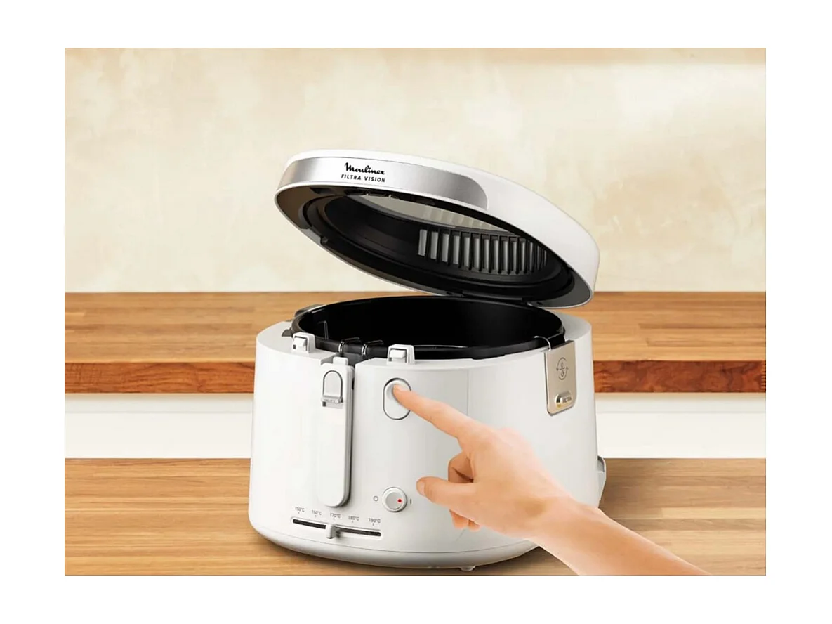 Moulinex Friteuse 2.1l 1900w blanc - AF2541E0
