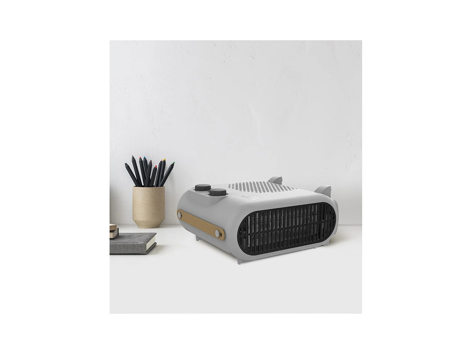 Taurus Chauffage soufflant horizontal et vertical 2000w gris - tropicano up&down