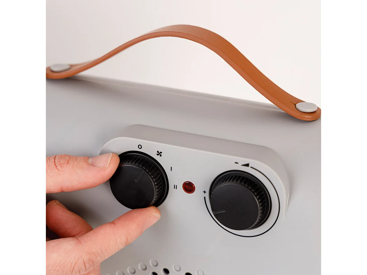 Taurus Chauffage soufflant horizontal et vertical 2000w gris - tropicano up&down