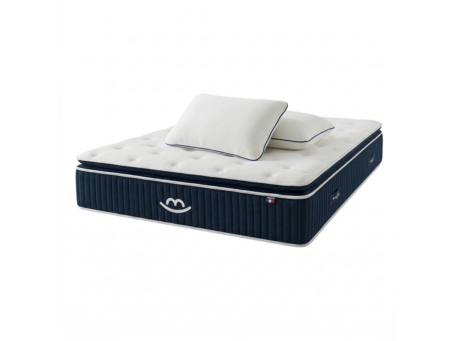Matelas et oreillers mémoire de forme 200x200 épais.30cm