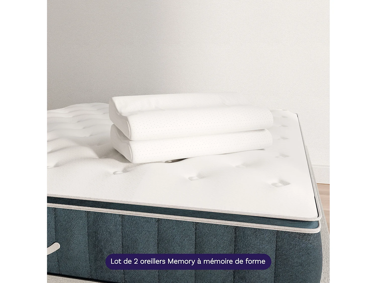Matelas et oreillers mémoire de forme 180x200 épais.30cm