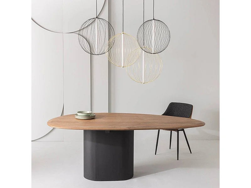 Eettafel in massief Suar - GALET