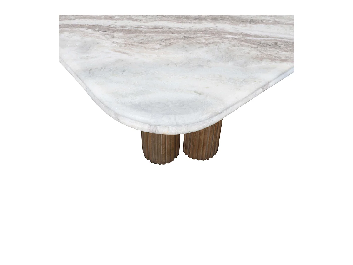 Table basse avec plateau en marbre - BUREN