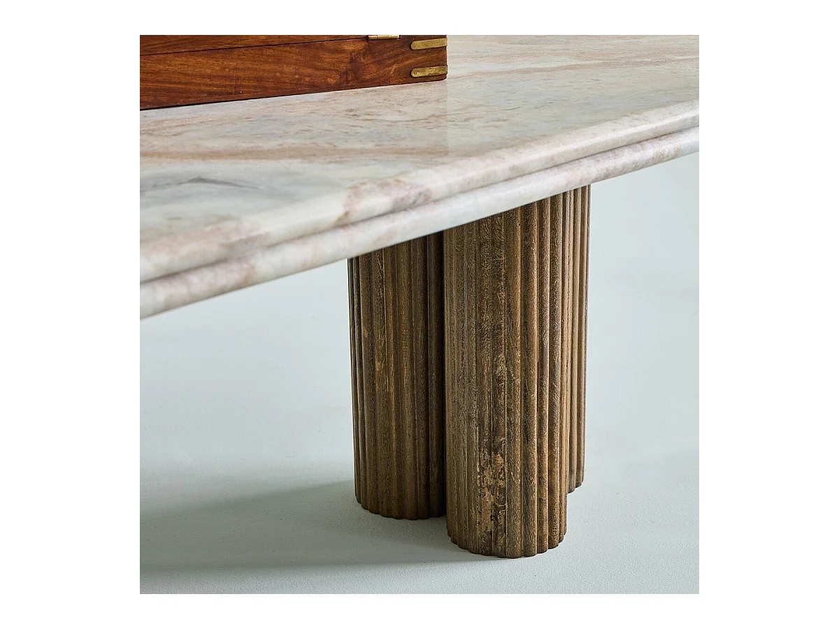 Table basse avec plateau en marbre - BUREN