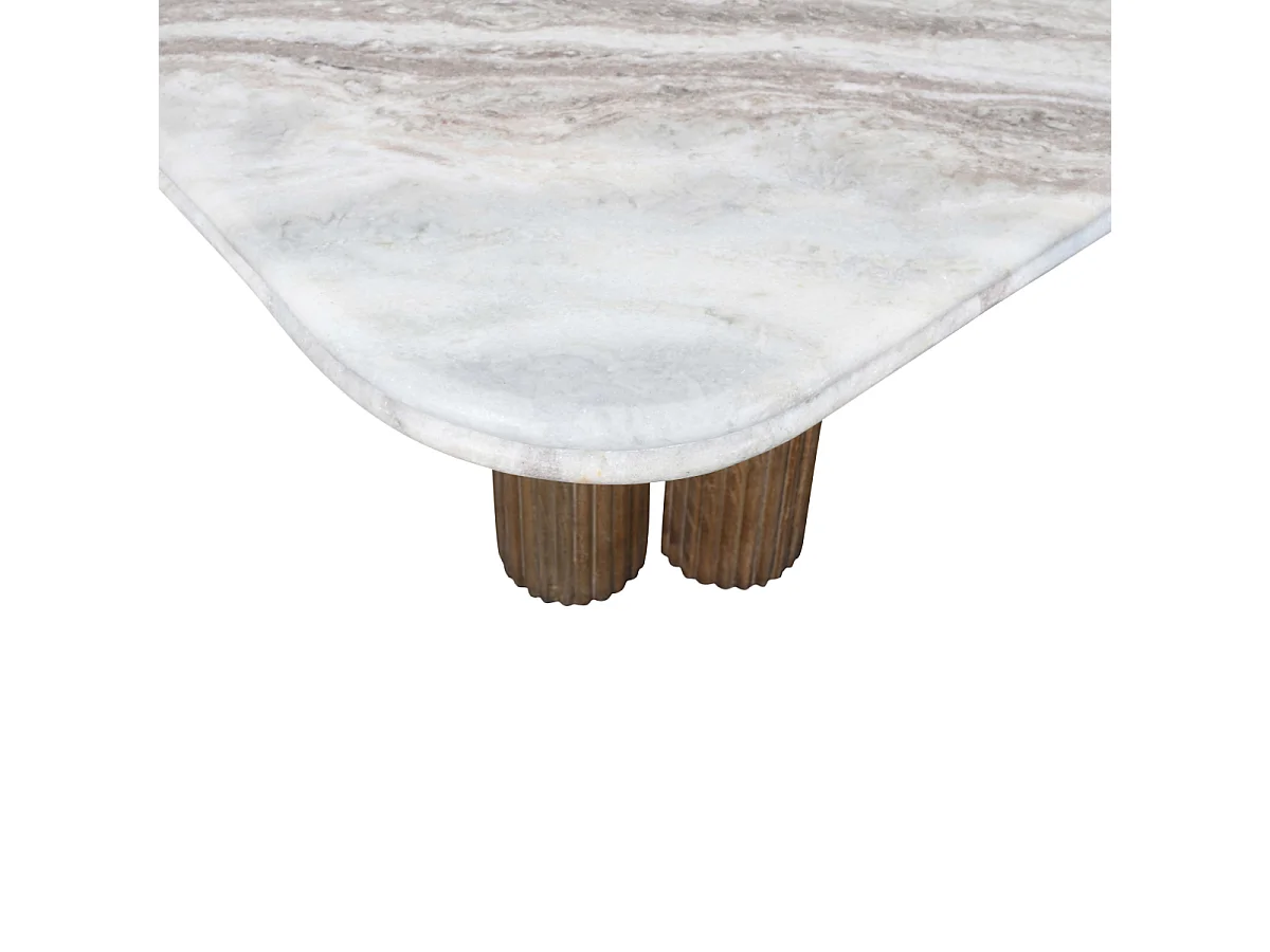 Table basse avec plateau en marbre - BUREN