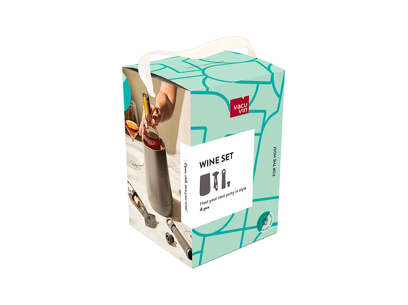 Coffret à vin host graphite