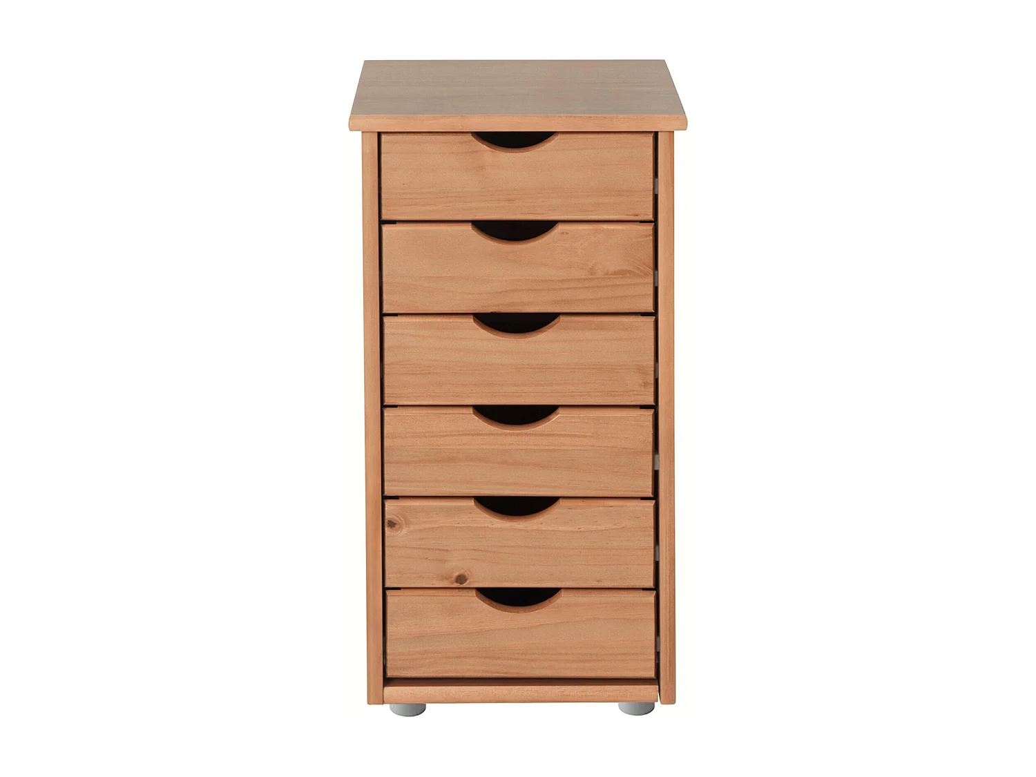 Gava | Commode avec 6 tiroirs en pin naturel