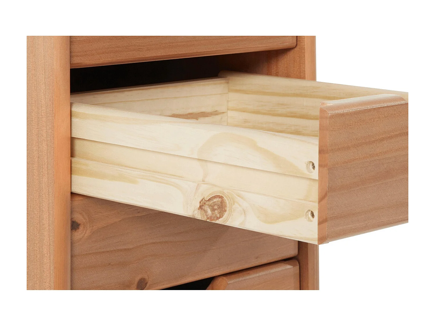 Gava | Commode avec 6 tiroirs en pin naturel