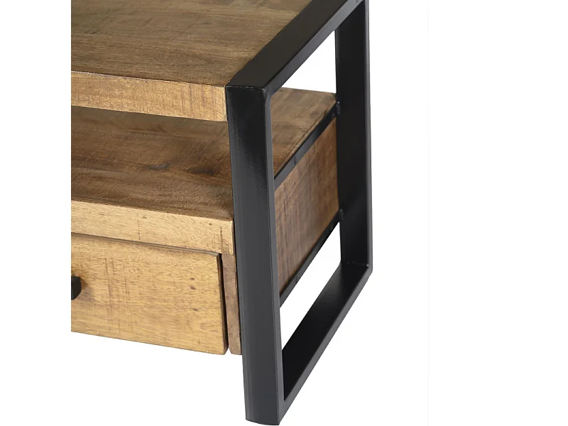 DACCA-Meuble TV 3 tiroirs, L.150 cm