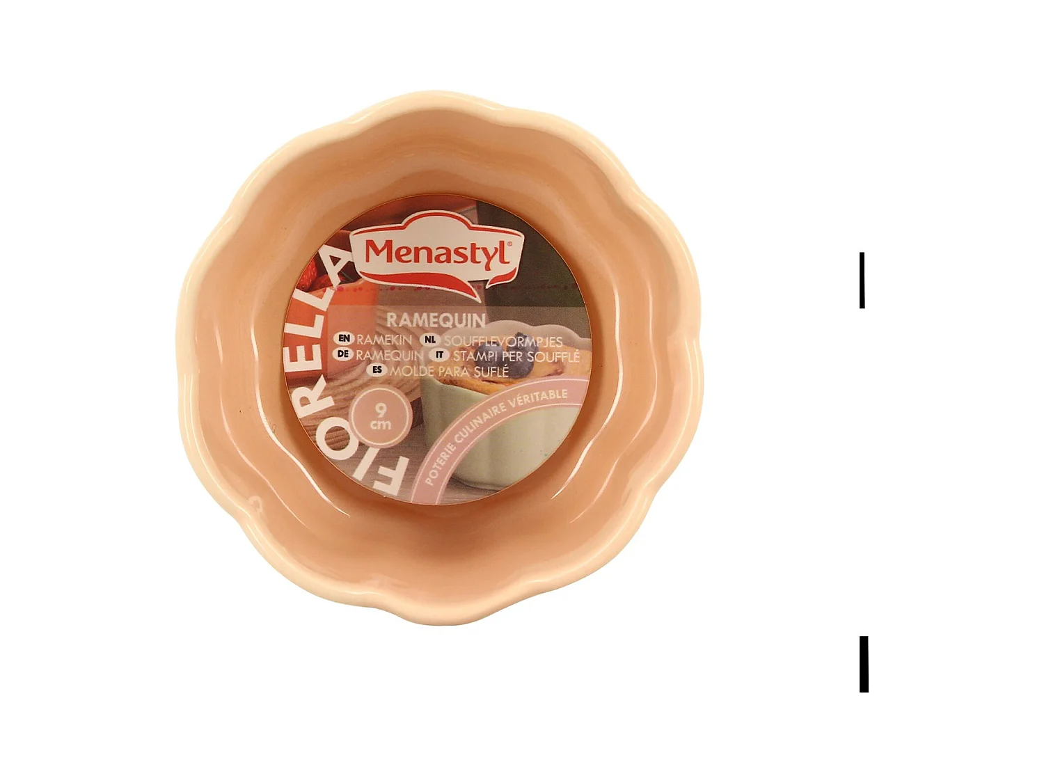 Menastyl - Ramequin Fiorella 9cm En Gres Rose