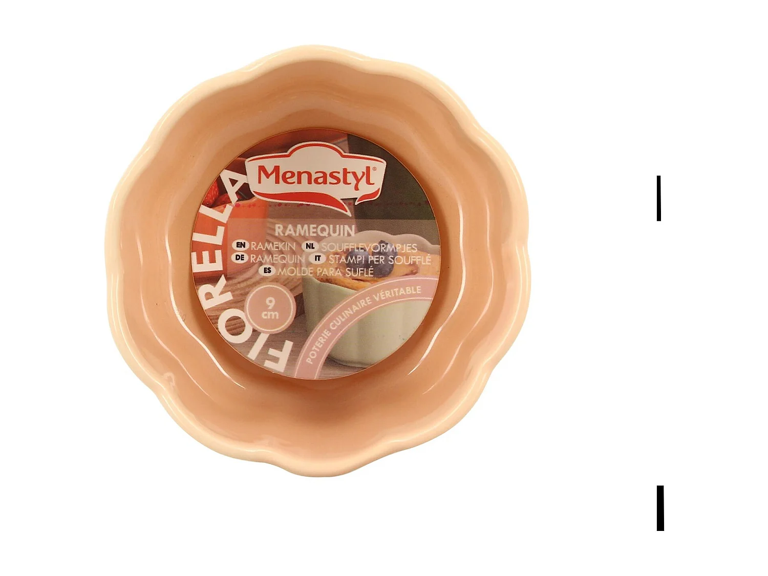 Menastyl - Ramequin Fiorella 9cm En Gres Rose