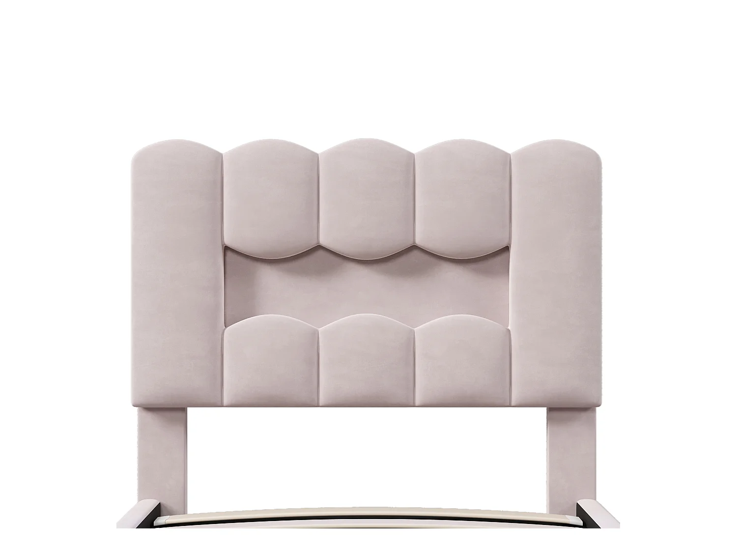 Letto singolo contenitore 90x200cm con illuminazione LED, testiera regolabile, velluto rosa