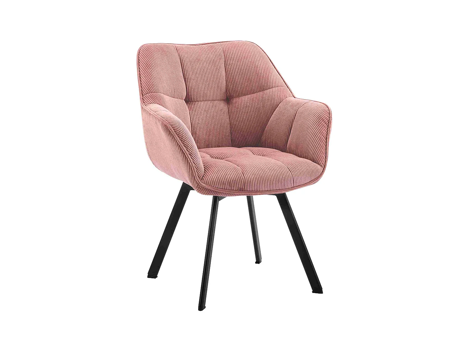 chaises avec accoudoirs - Cordon - Rose - Jordi