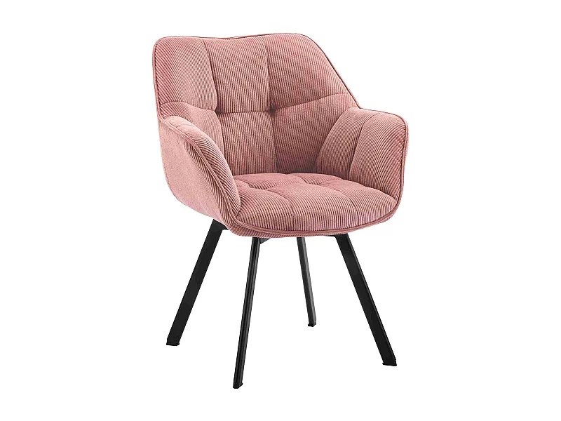 chaises avec accoudoirs - Cordon - Rose - Jordi