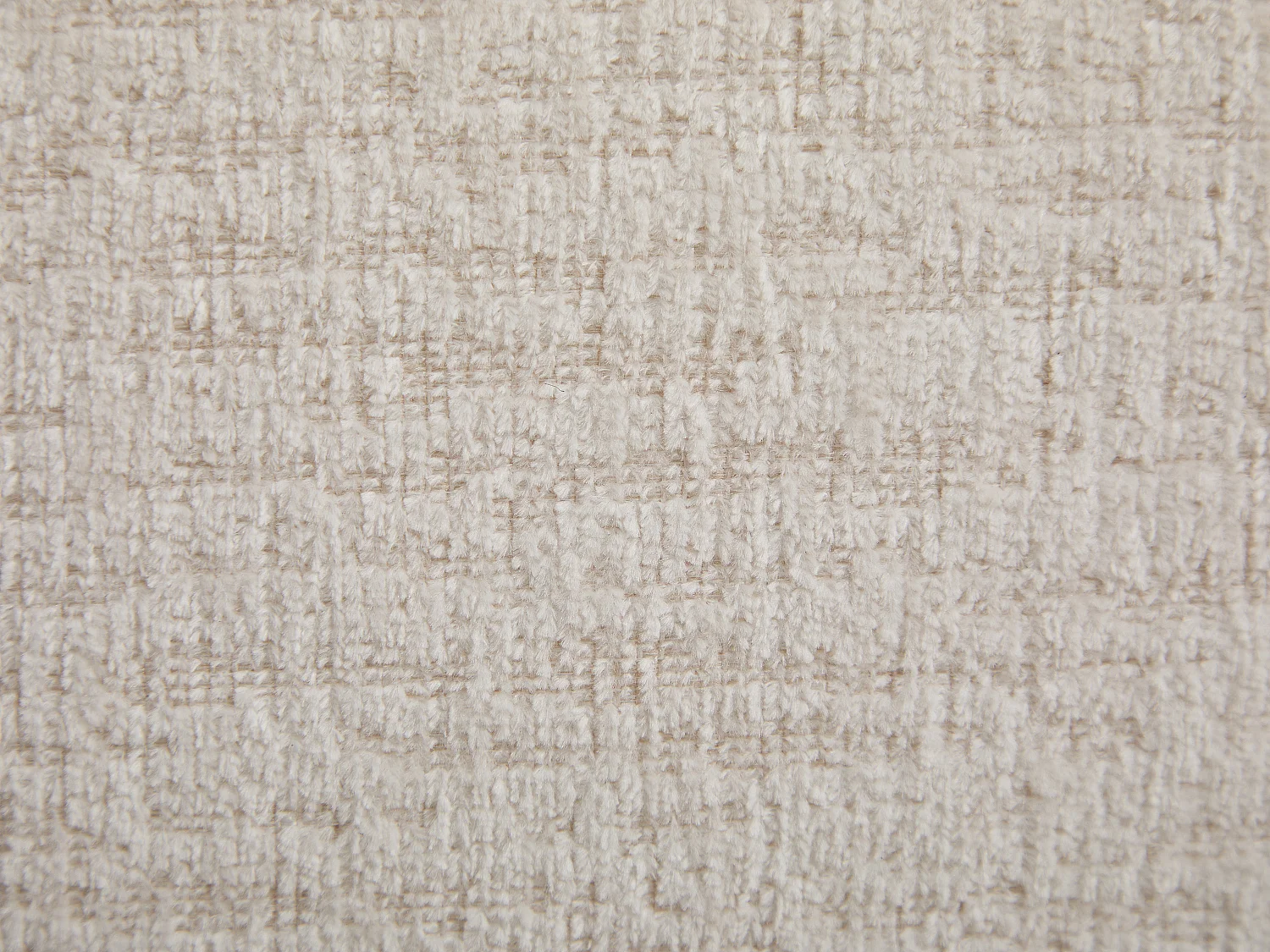 Canapé 3 places en tissu chenille beige GORAZI