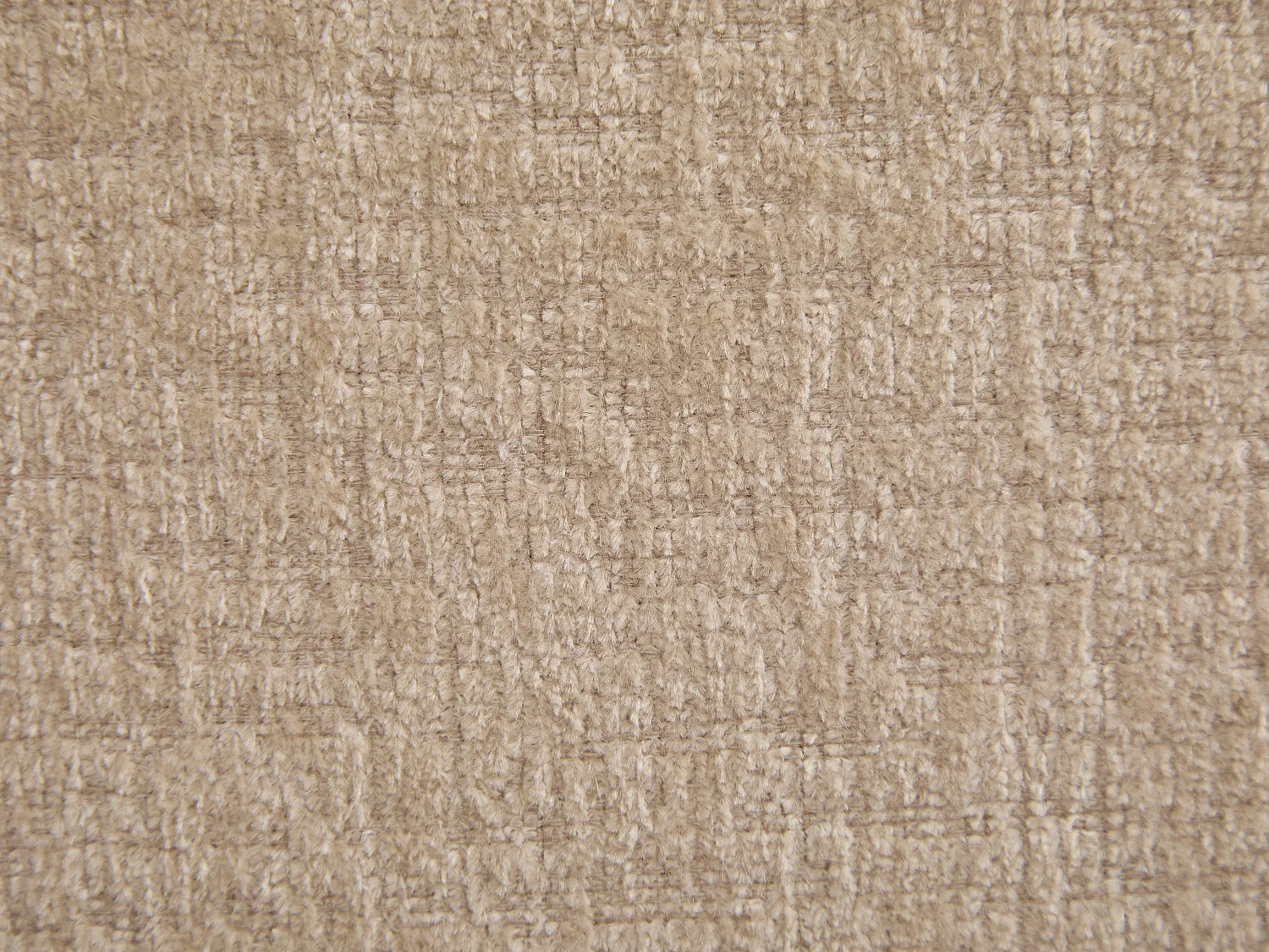 Fauteuil enfant en tissu chenille beige MESUTO