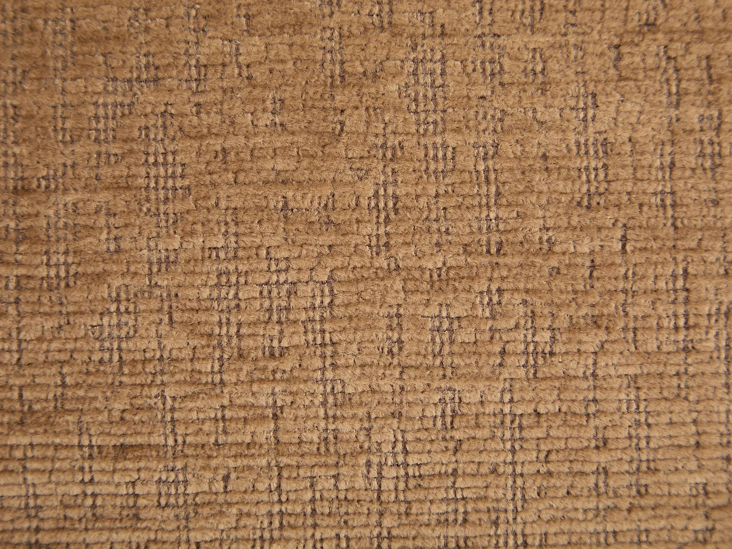 Fauteuil pour enfant en tissu chenille camel ROMICOU