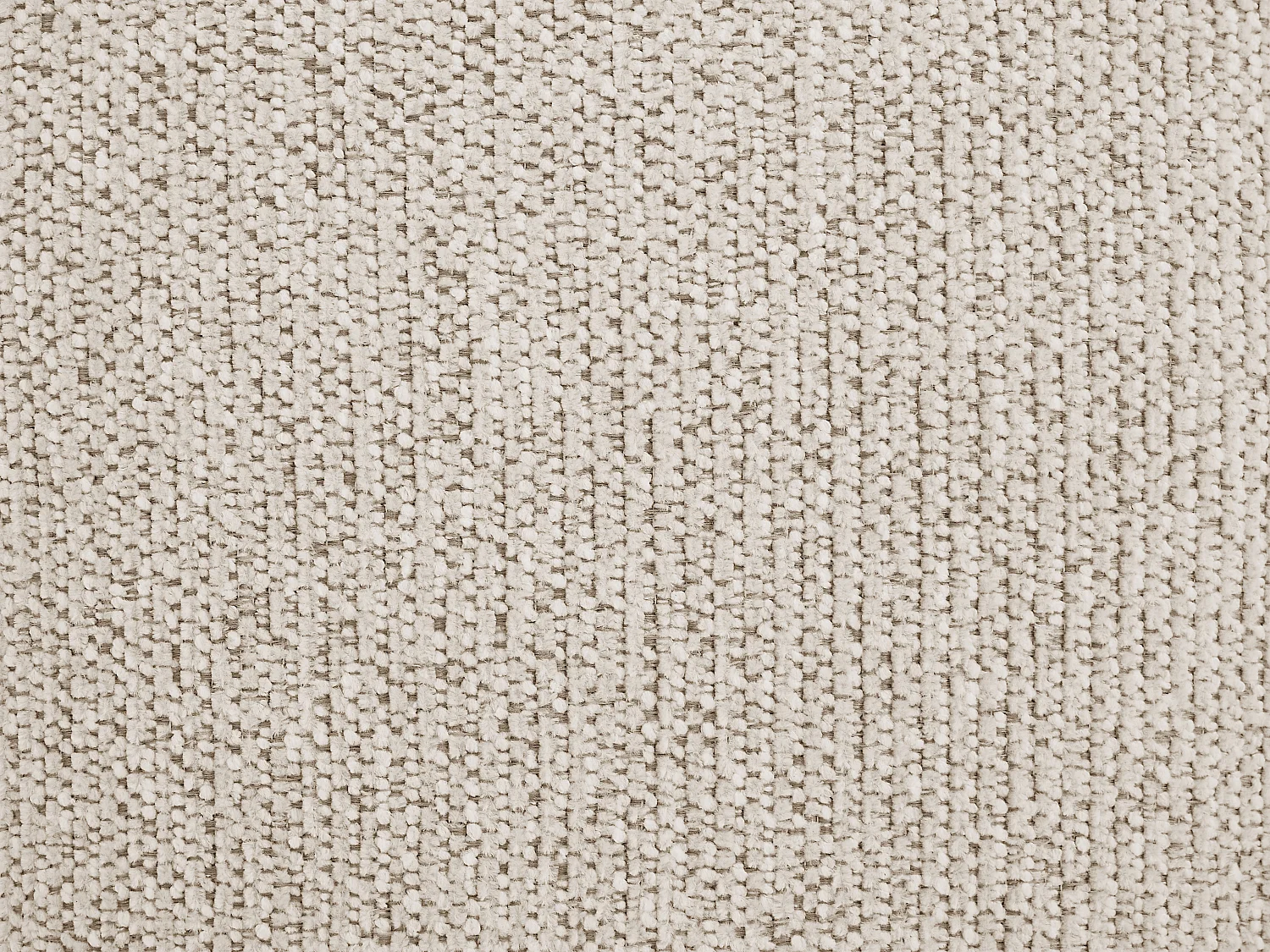 Canapé 3 places en tissu texturé beige PAVIRA