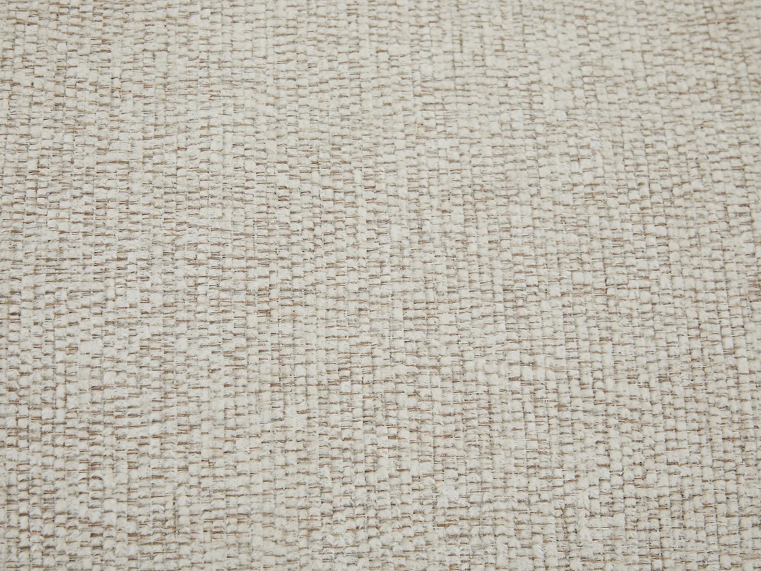 Canapé d'angle relax électrique avec tablette en tissu chiné beige KELUNO