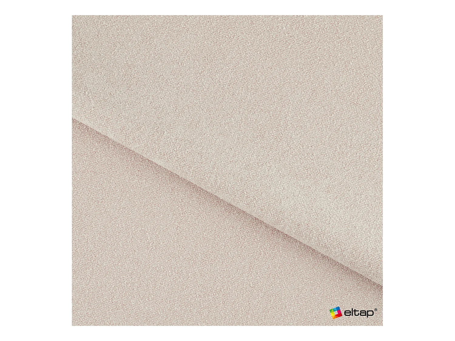 Letto Pella/140x200/rete a doghe/rivestimento in tessuto/Beige