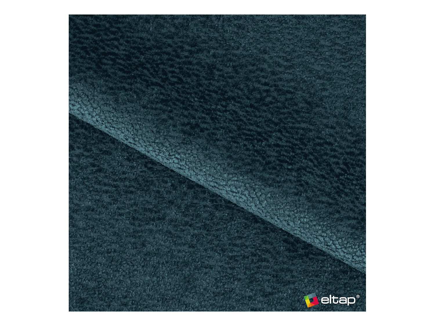 Letto Pella/160x200/rete a doghe/rivestimento in tessuto/Blu