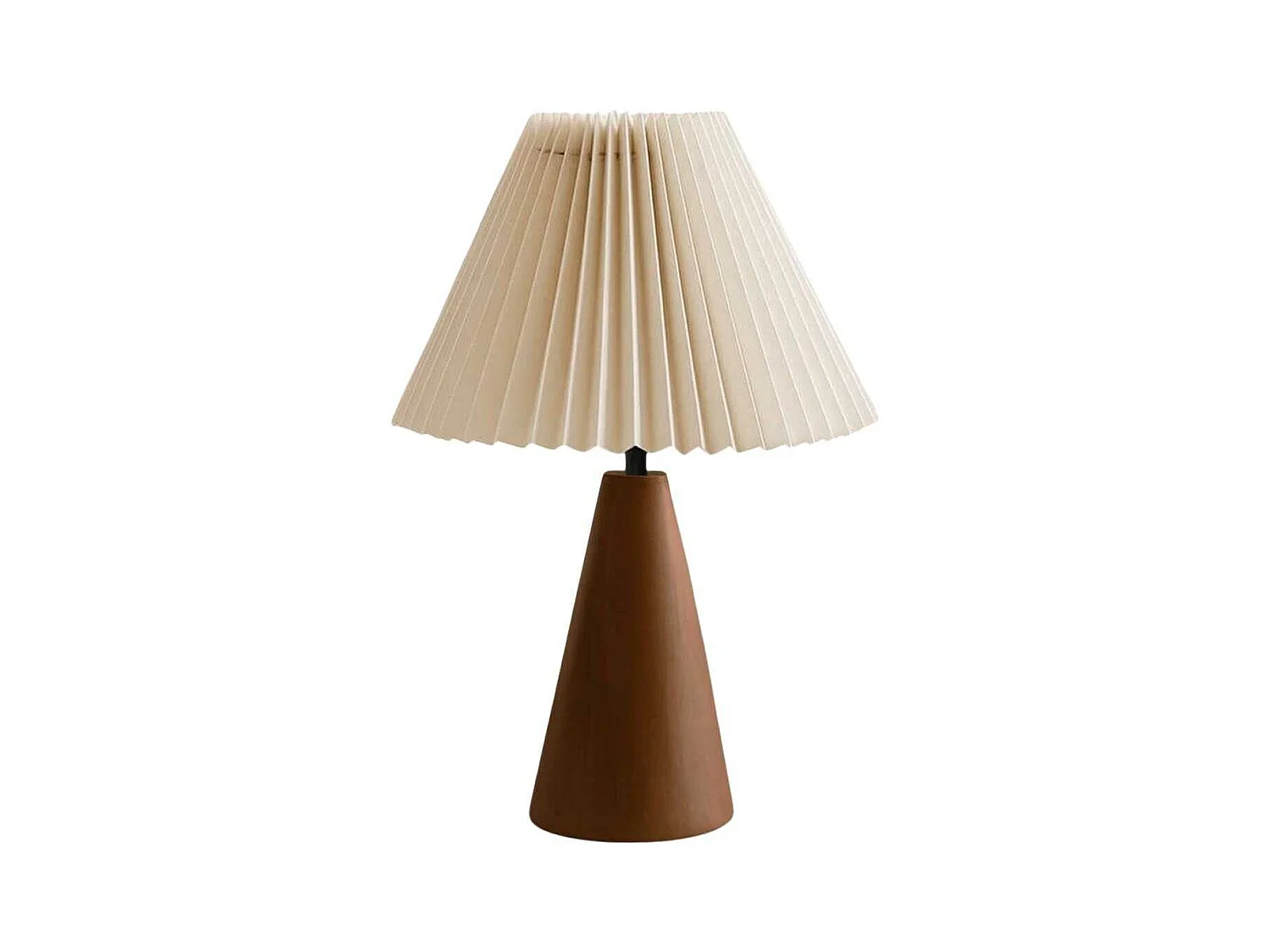Lampe à poser en bois et PVC Serenity Modèle 3