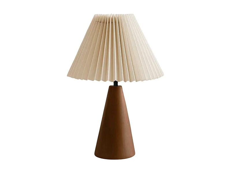 Lampe à poser en bois et PVC Serenity Modèle 3