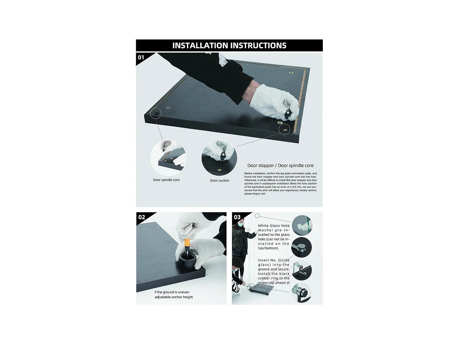 Vitrine de vidro 164 cm – 4 prateleiras, 1 porta com fechadura, Móvel de arrumação moderno, Branco