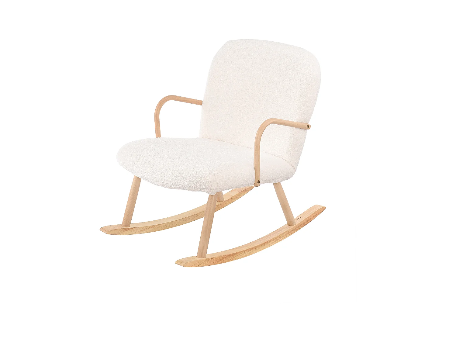 Teddy Velvet Schommelstoel, Relaxstoel, 120 kg, Woonkamer, Slaapkamer