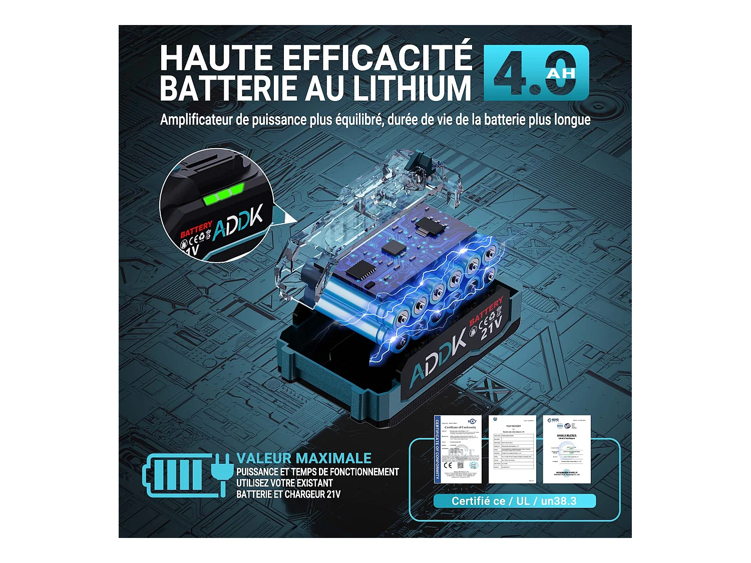 Serra Alternativa Europeia - 1x Unidade Principal + 1x Bateria de 4000mAh + Carregador - 2x Lâminas de Afiação + 2x Lâminas de Serra