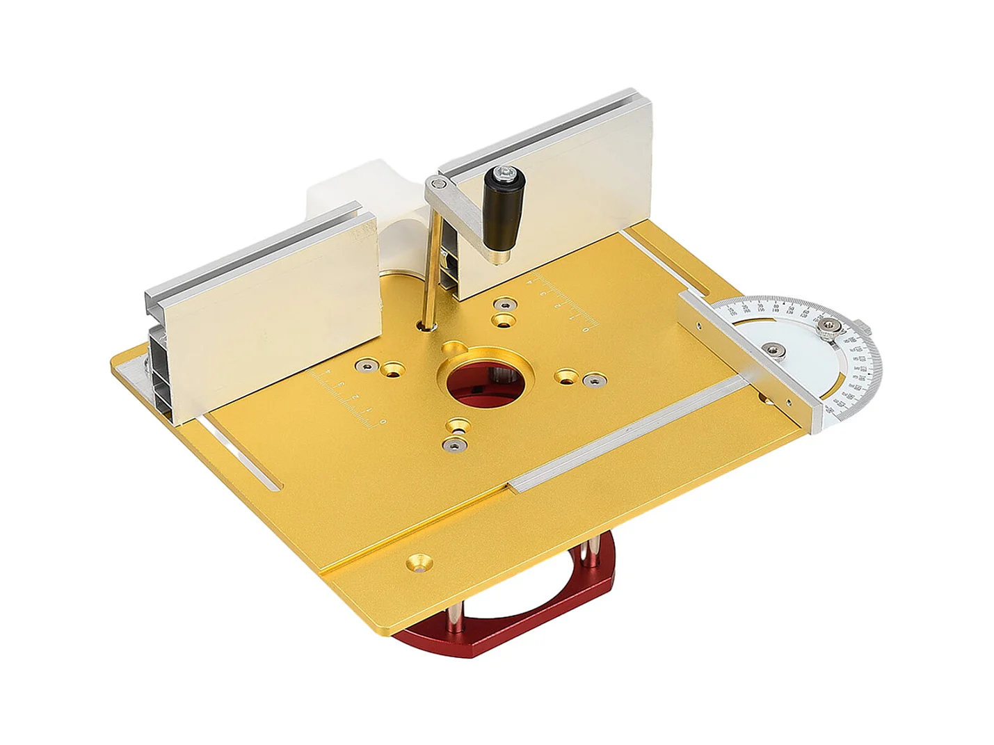 Elevador de roteador com placa superior - Base de elevação para marcenaria (ranhuras, aparas, chanfraduras)