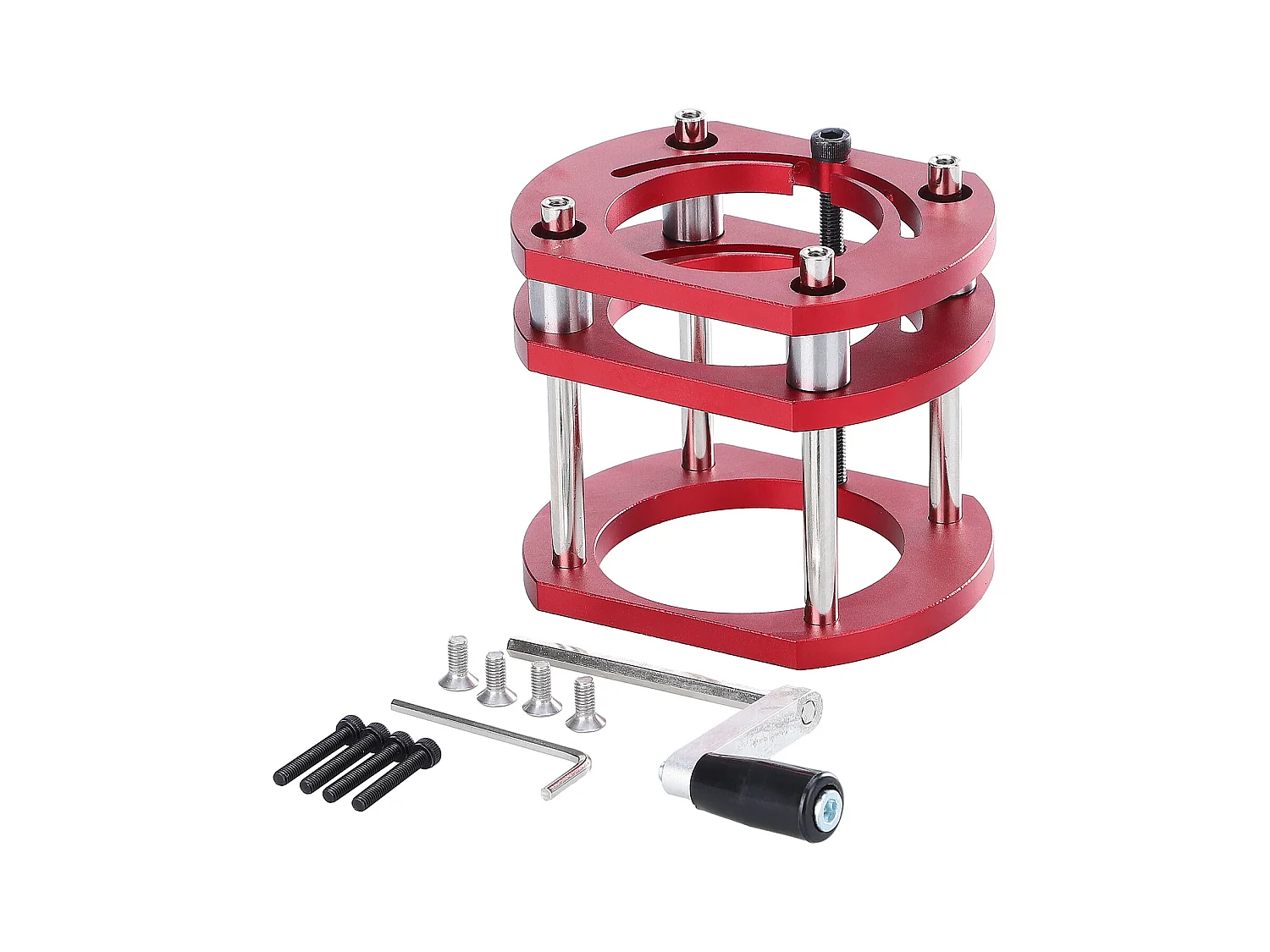 Elevador de roteador com placa superior - Base de elevação para marcenaria (ranhuras, aparas, chanfraduras)