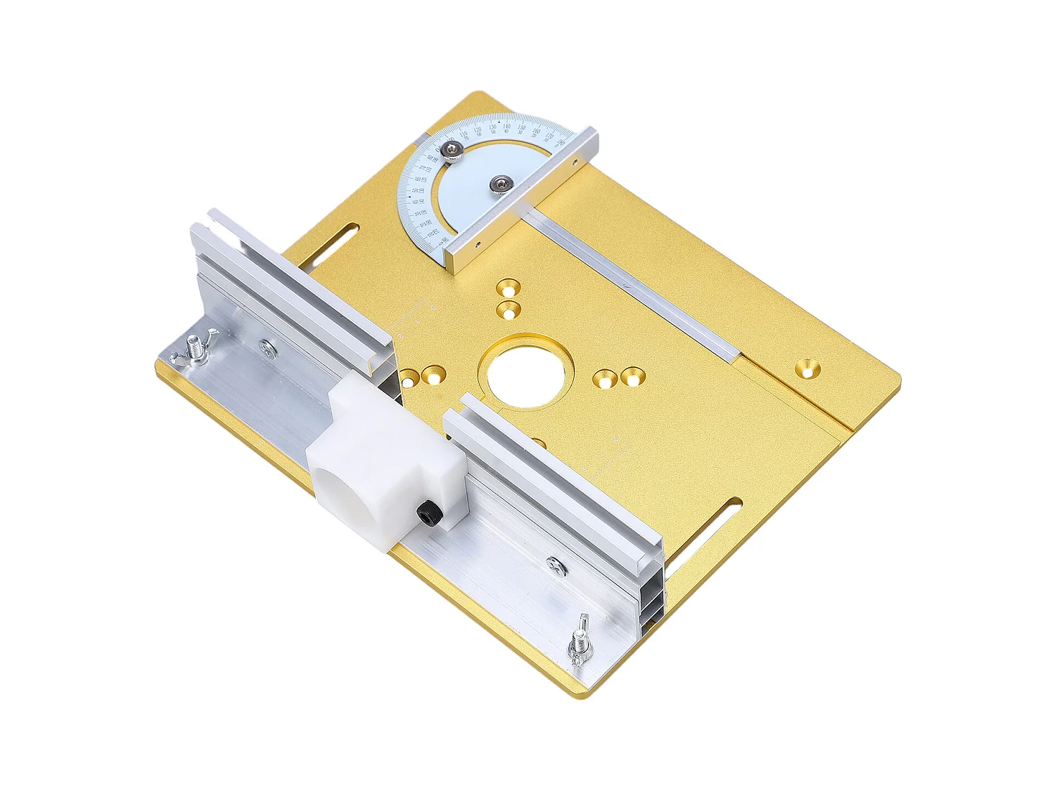 Elevador de roteador com placa superior - Base de elevação para marcenaria (ranhuras, aparas, chanfraduras)