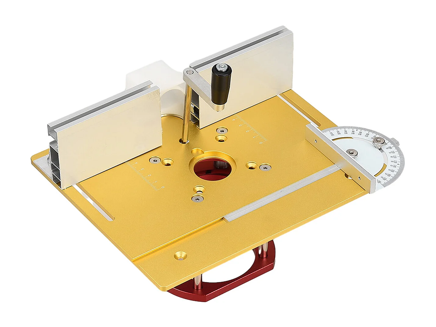 Ascenseur de Routeur avec Plaque Supérieure - Base de Levage pour Travail du Bois (Rainurage, Coupe, Chanfreinage)