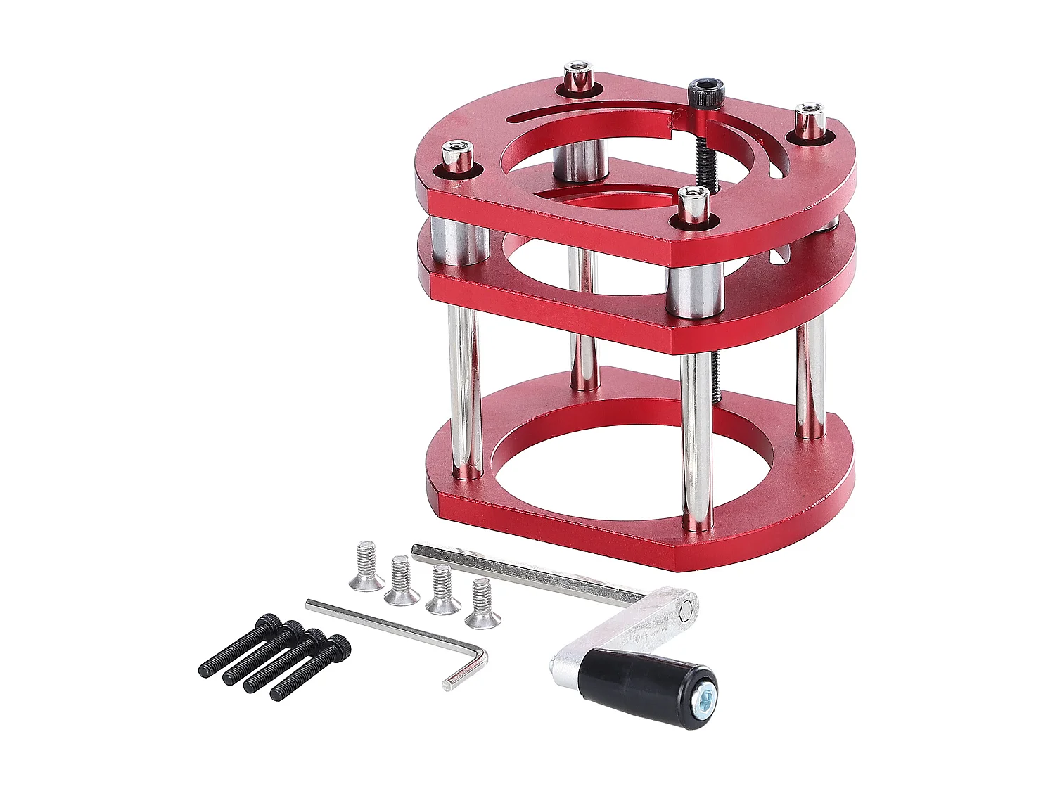 Ascenseur de Routeur avec Plaque Supérieure - Base de Levage pour Travail du Bois (Rainurage, Coupe, Chanfreinage)