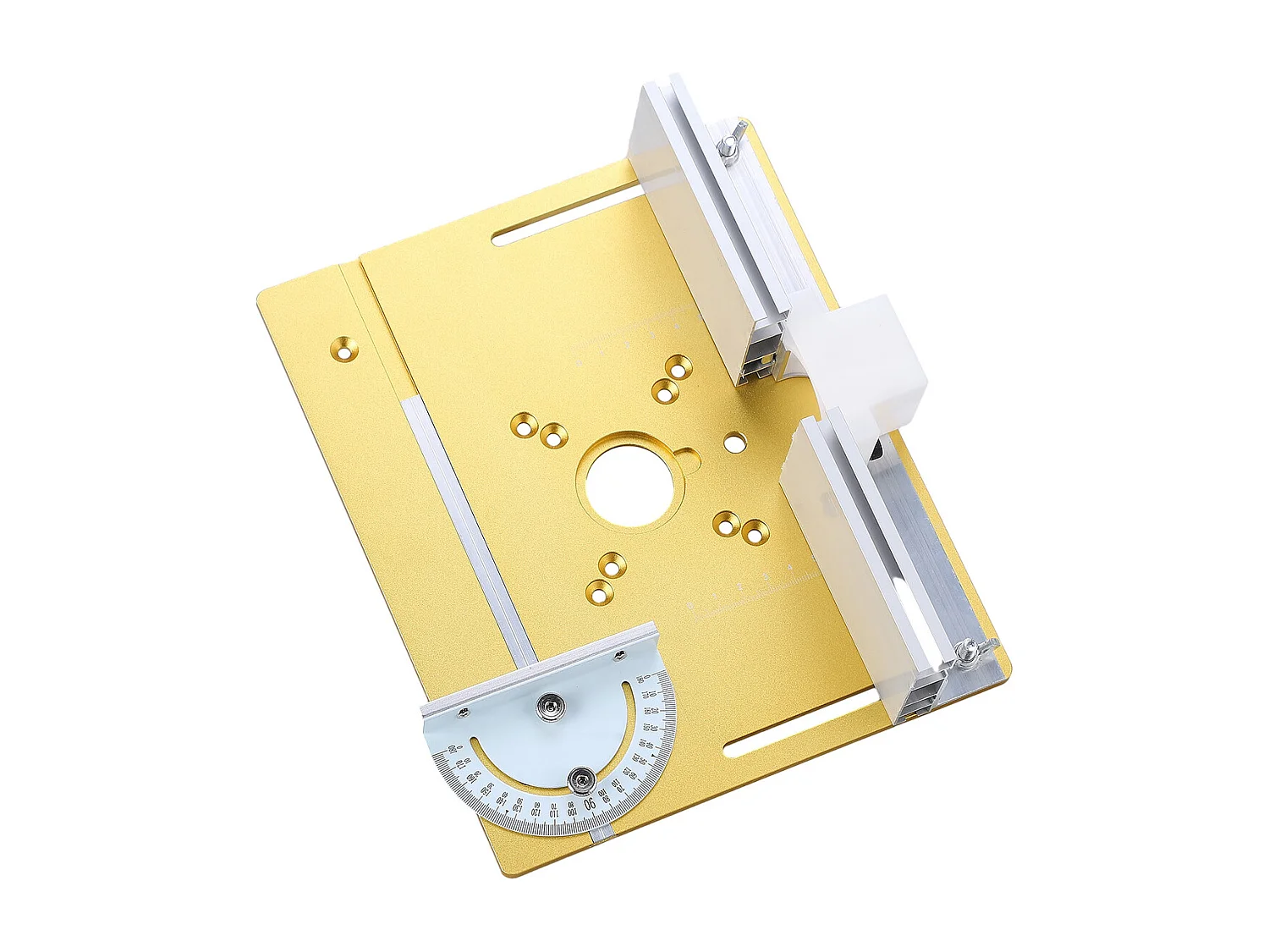 Ascenseur de Routeur avec Plaque Supérieure - Base de Levage pour Travail du Bois (Rainurage, Coupe, Chanfreinage)