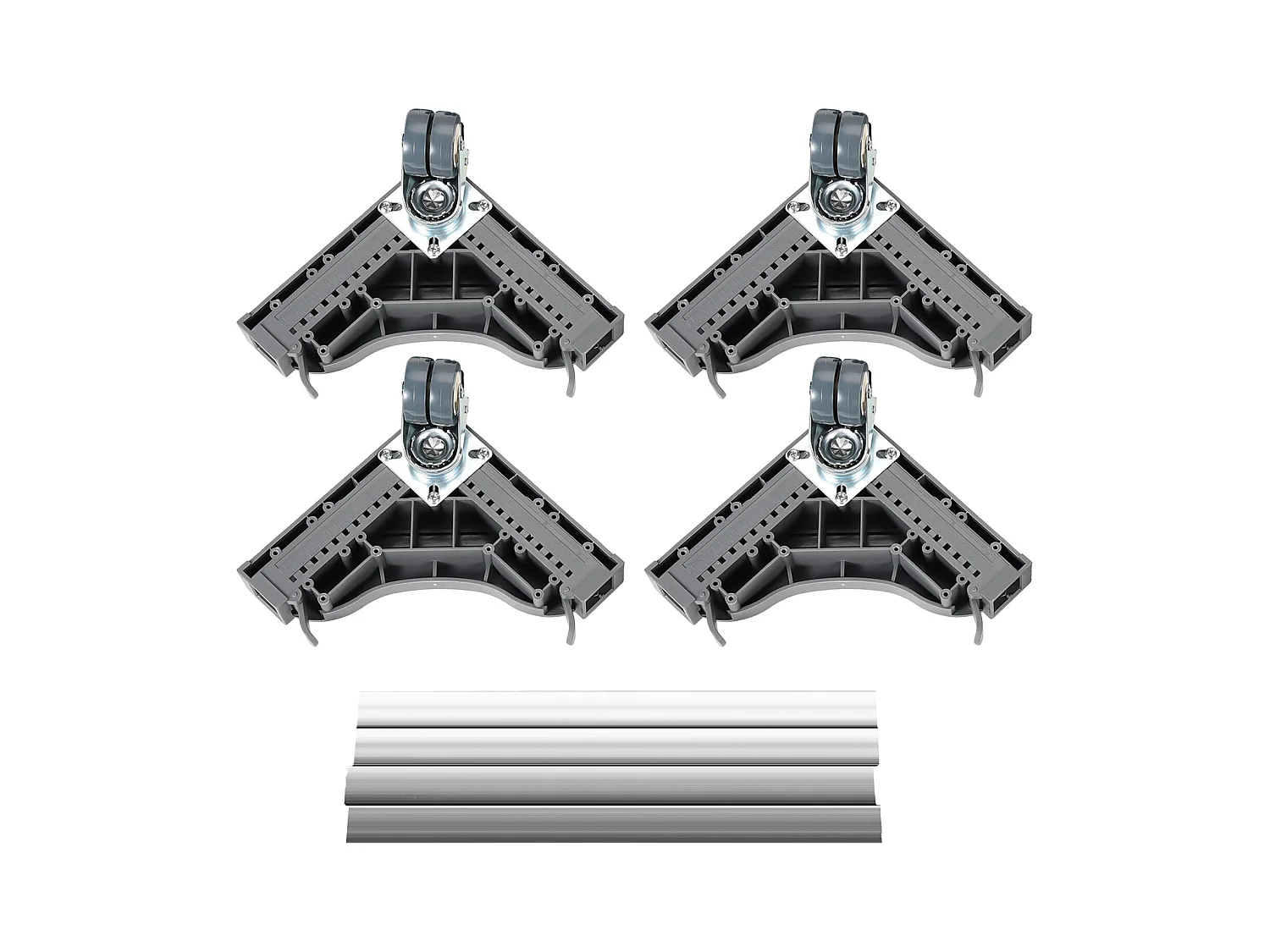 Rolo de planta ajustável - Interior e exterior - Roda dupla