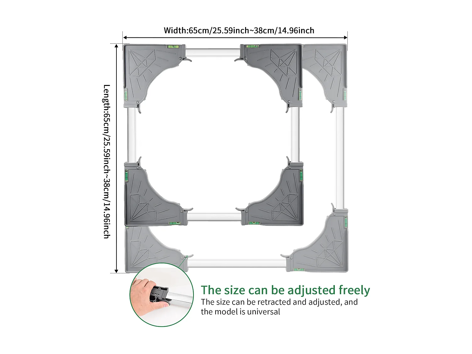 Rouleau à Plantes Réglable - Intérieur et Extérieur - Double Roue