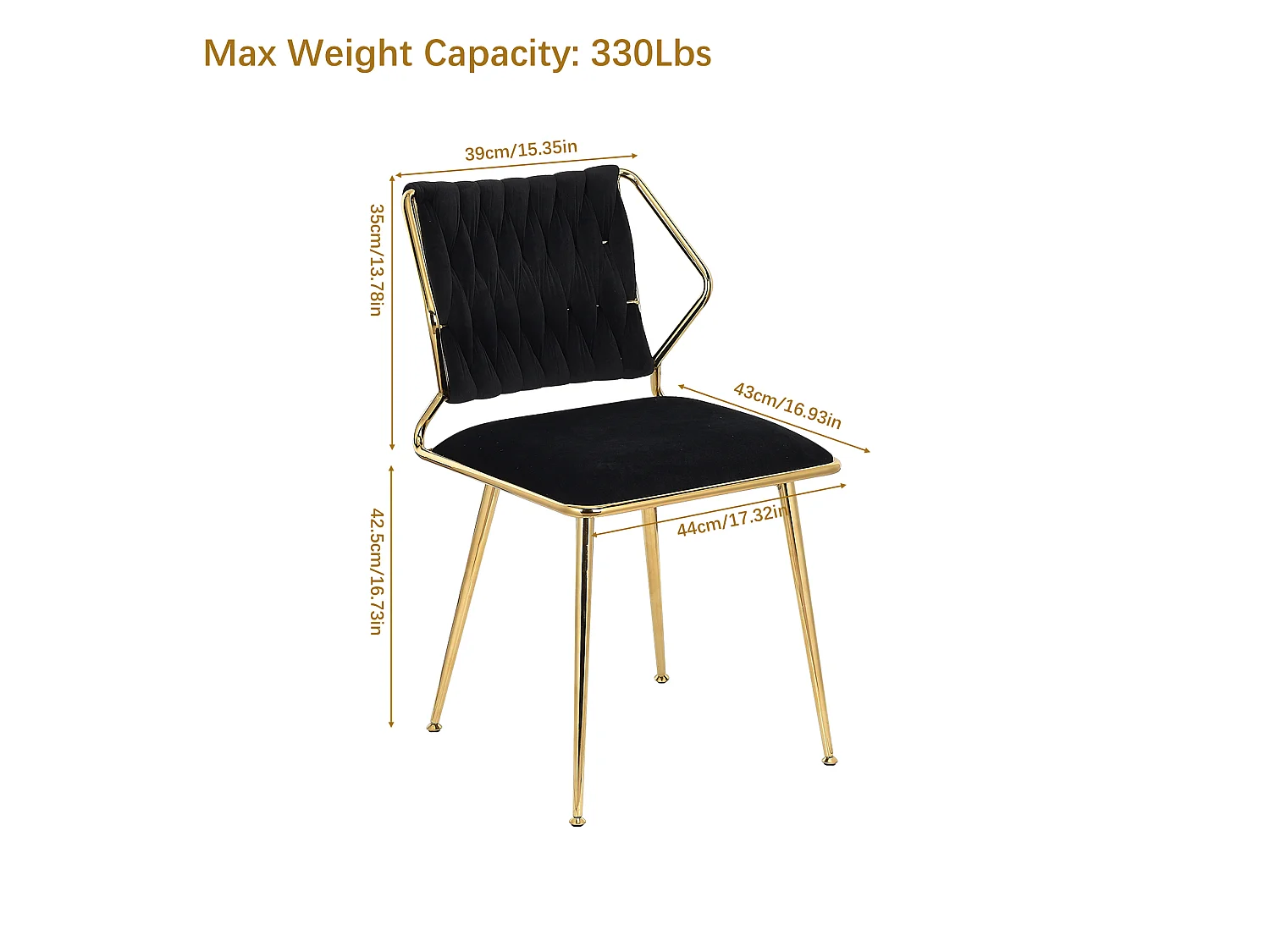 Set van 2 fluwelen stoelen - elegante rugleuning, modern, voor eetkamer of keuken, grijs